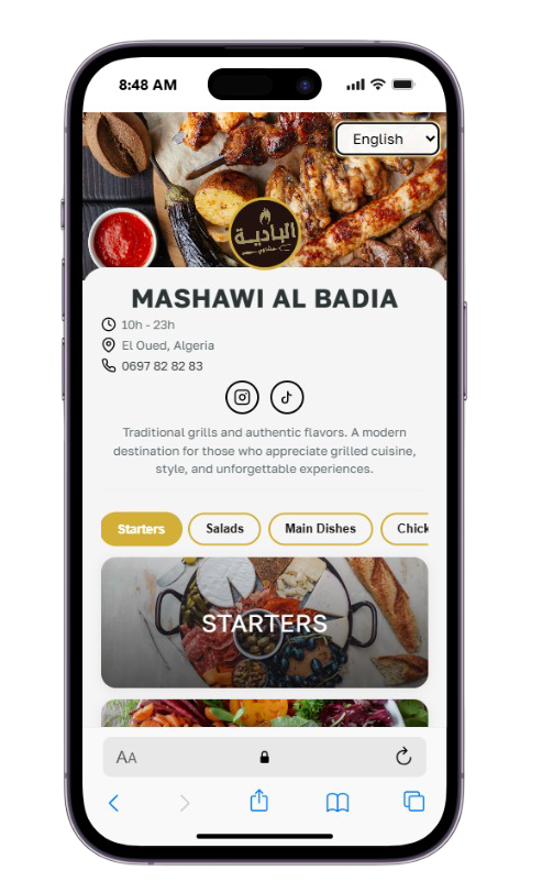 QR Code Menu
